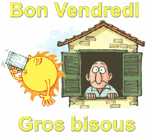 Gif animé Bon vendredi soleil